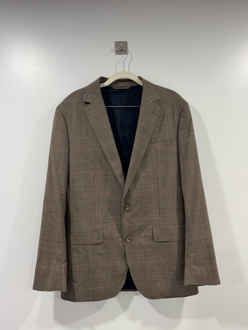 Bonobos Men Brown Standard Fit Wool Blazer Jacket Size 38L